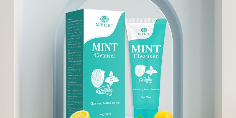 Sữa rửa mặt Mint Cleanser của mỹ phẩm Mychi được yêu thích nhất